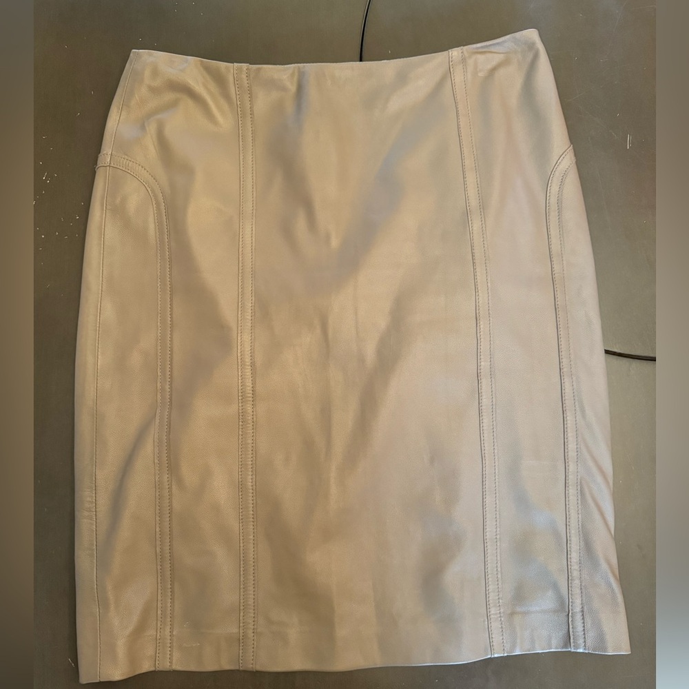 Leather Skirt. Size 4.